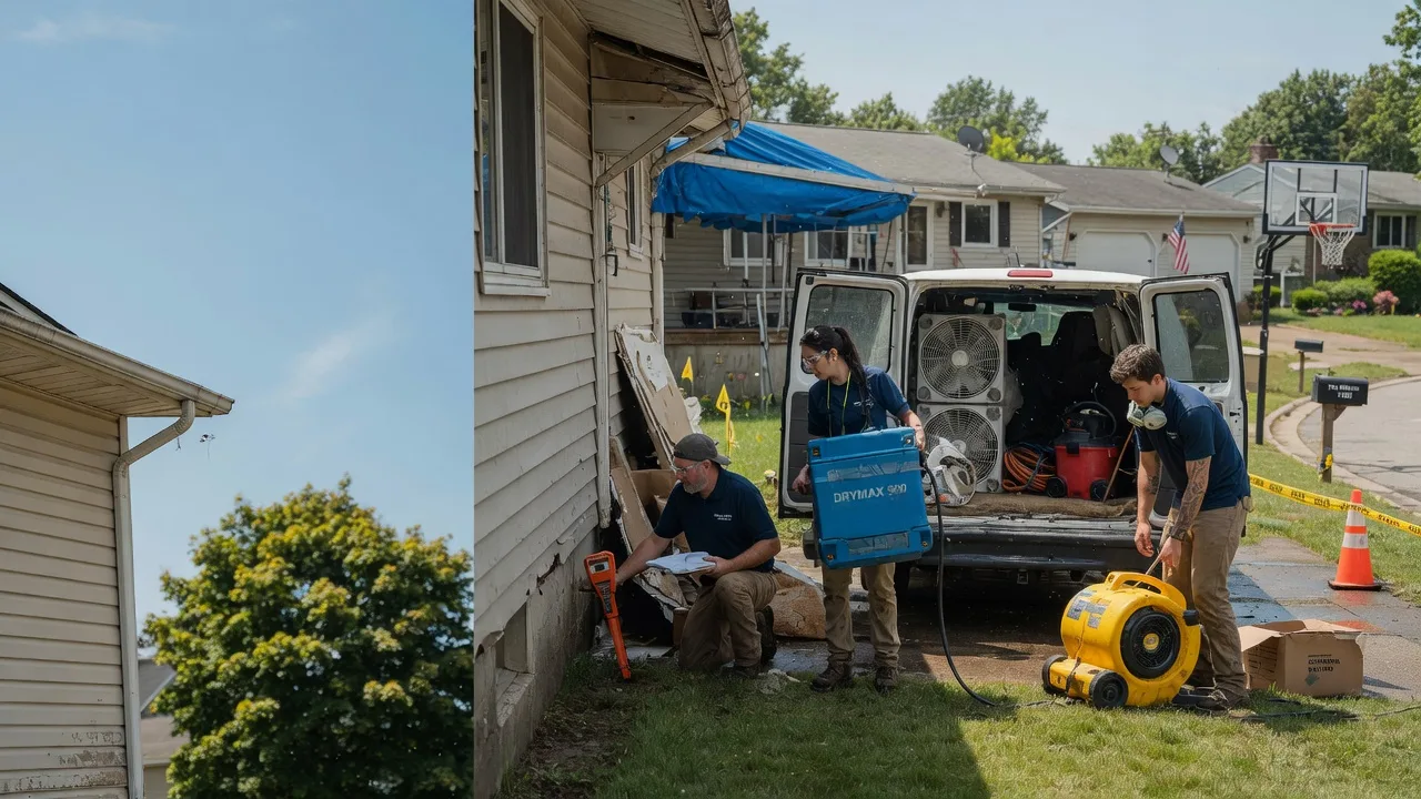 Ceiling Leak Cleanup in Hartville, OH near me