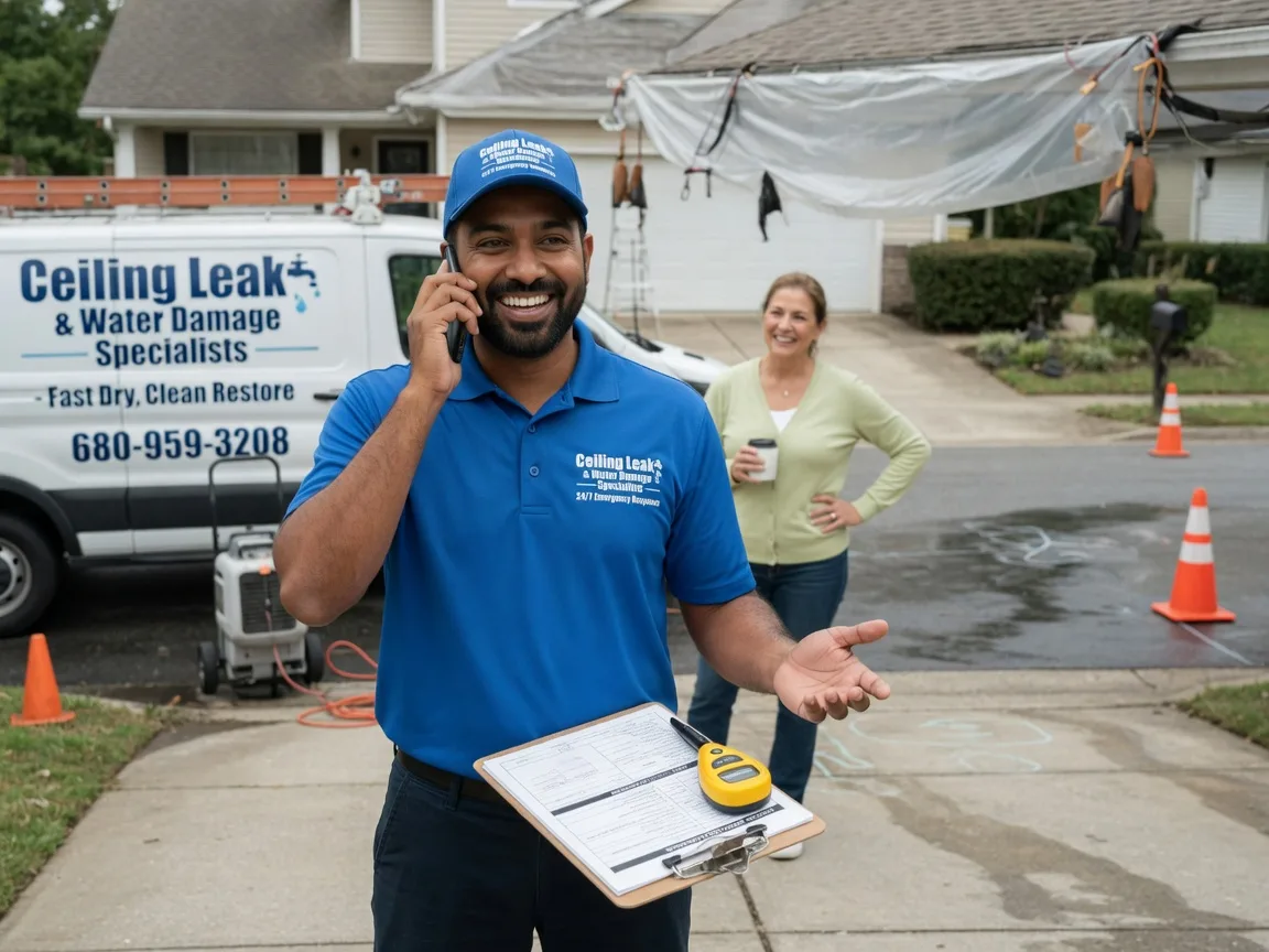 Ceiling Leak Cleanup Hartville, OH FAQs